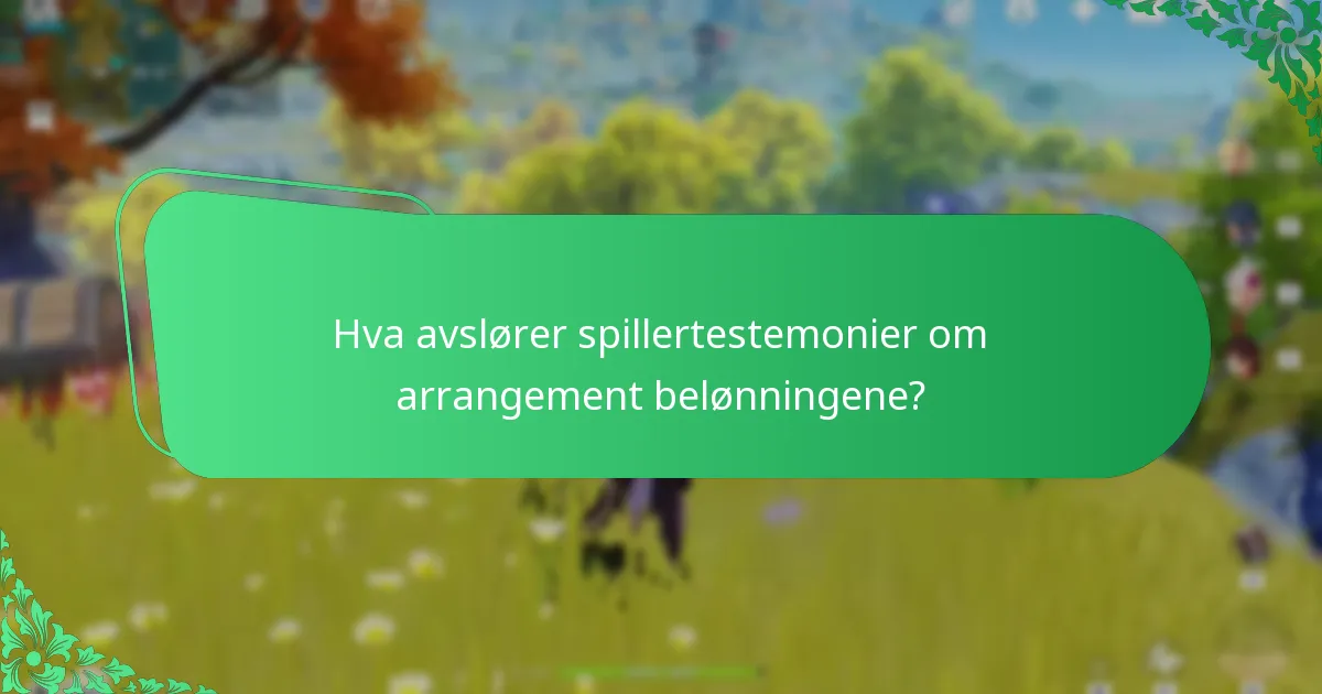 Hva er fellesskapets tilbakemelding på Genshin Impact-arrangement belønningene?