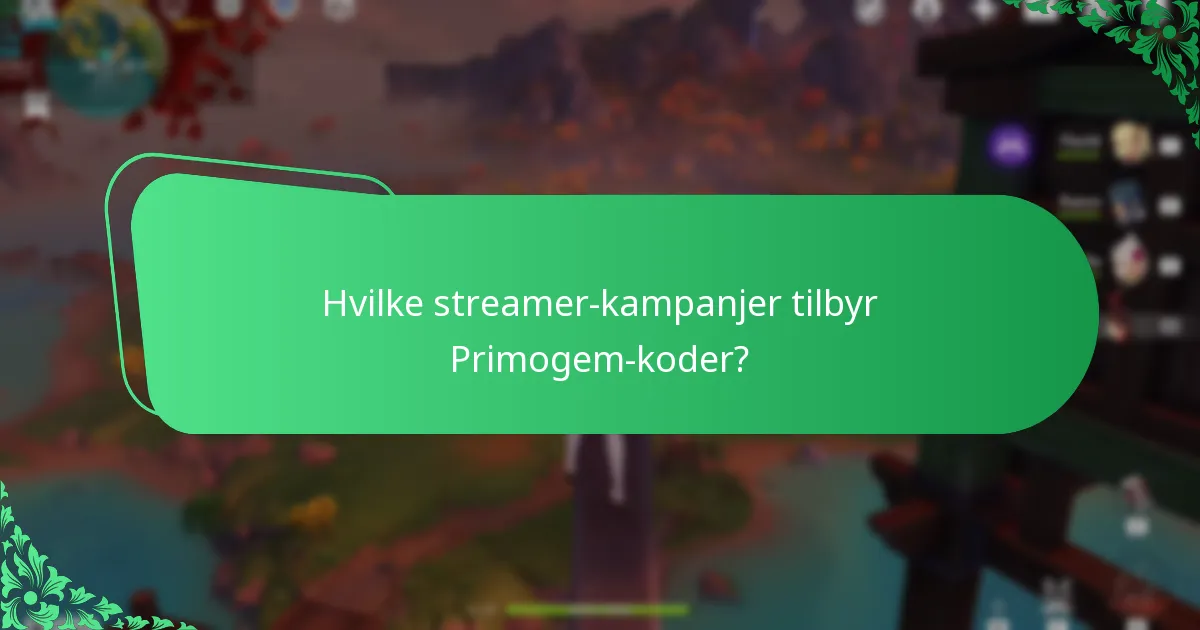 Hvilke samarbeid gir Primogem-koder?