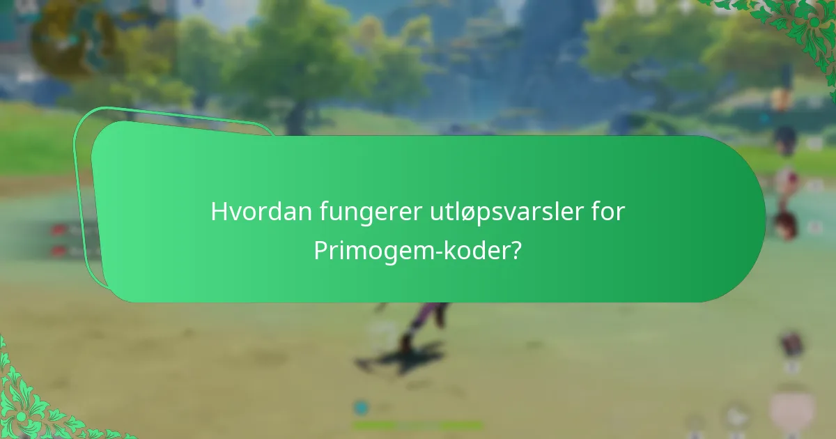 Hvordan kan jeg sette påminnelser for å innløse Primogem-koder?